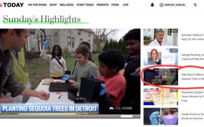 Our Detroit Sequoia Planting on NBC’s Sunday Today!